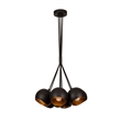 ASIR Opviq Sivani - MR-630 Black, Gold Chandelier