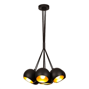 ASIR Opviq Sivani - MR-630 Black, Gold Chandelier