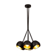 ASIR Opviq Sivani - MR-630 Black, Gold Chandelier