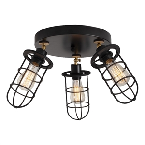 ASIR Opviq Kimil - N-1077 Black, Gold Chandelier