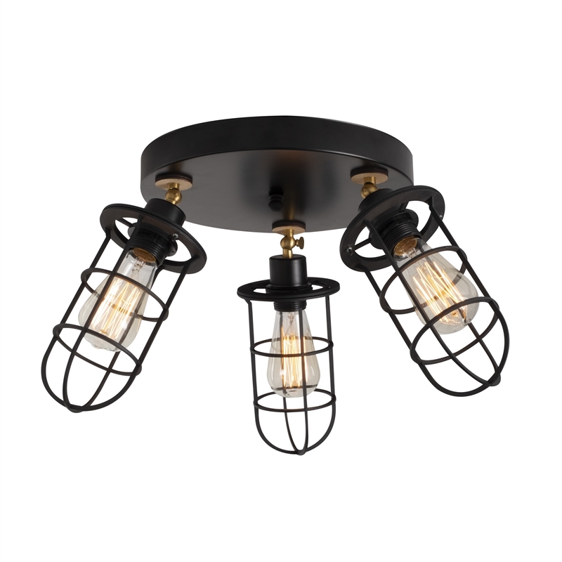 ASIR Opviq Kimil - N-1077 Black, Gold Chandelier