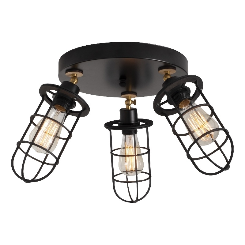 ASIR Opviq Kimil - N-1077 Black, Gold Chandelier