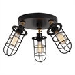 ASIR Opviq Kimil - N-1077 Black, Gold Chandelier