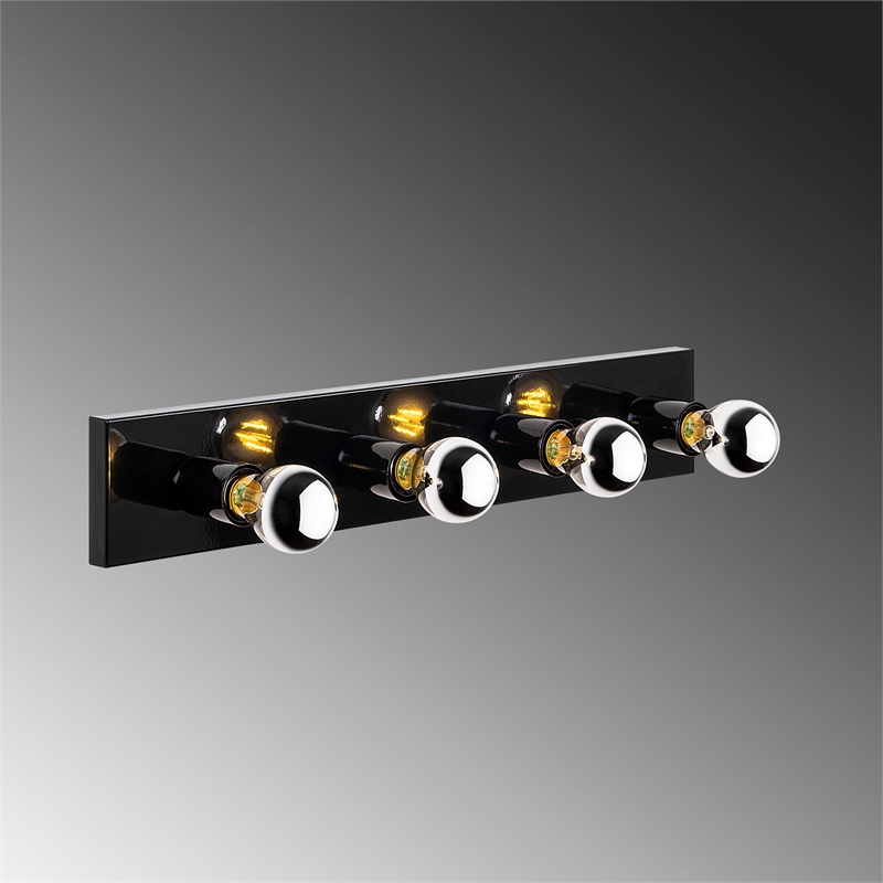 ASIR Opviq Mirro - 12240 Black Wall Lamp