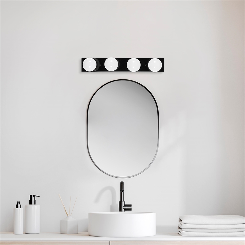 ASIR Opviq Mirro - 12240 Black Wall Lamp