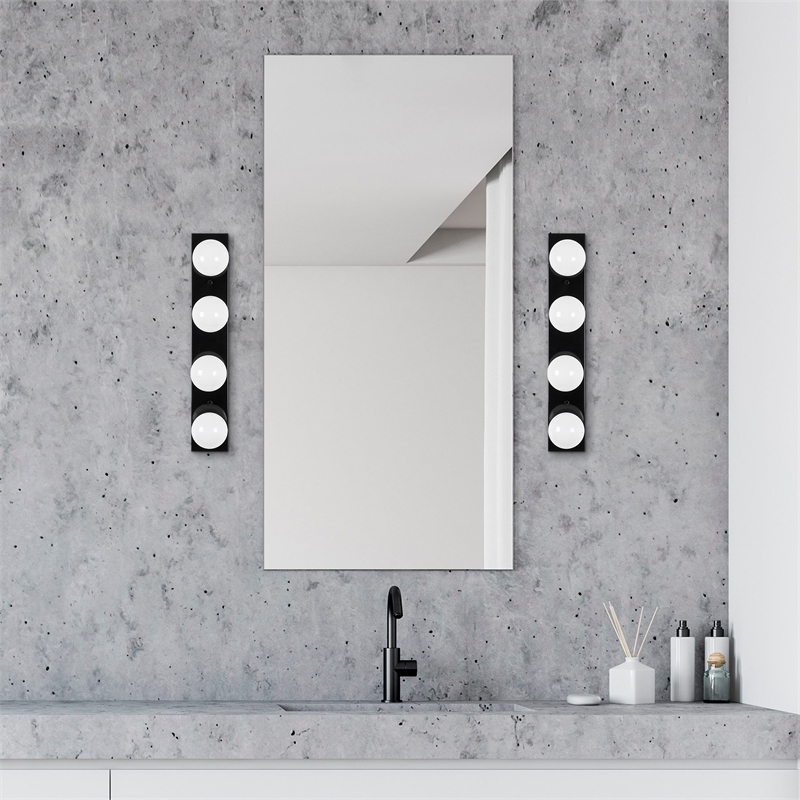 ASIR Opviq Mirro - 12240 Black Wall Lamp