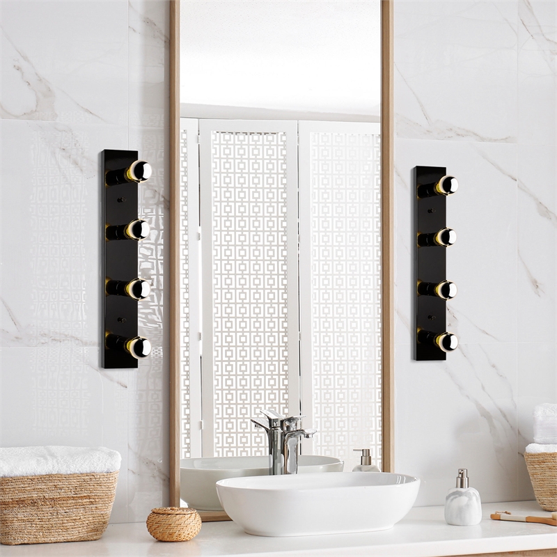 ASIR Opviq Mirro - 12240 Black Wall Lamp
