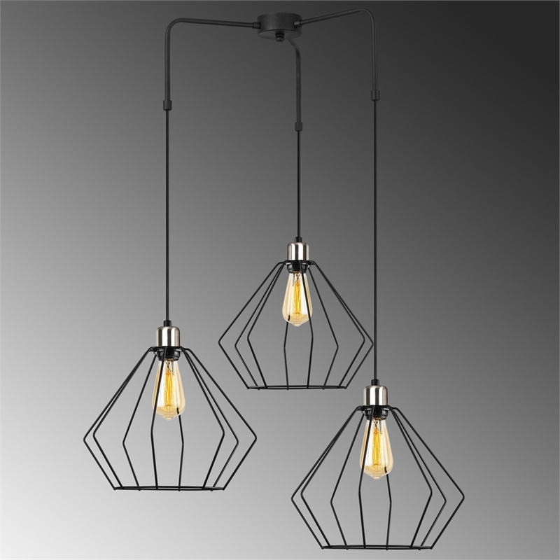 ASIR Opviq Maden - 4531 Black Chandelier