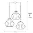 ASIR Opviq Maden - 4531 Black Chandelier
