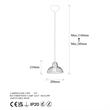 ASIR Opviq Dopo - 12095 Gold Chandelier