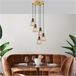 ASIR Opviq Kemtel - 11859 Shiny Gold Chandelier