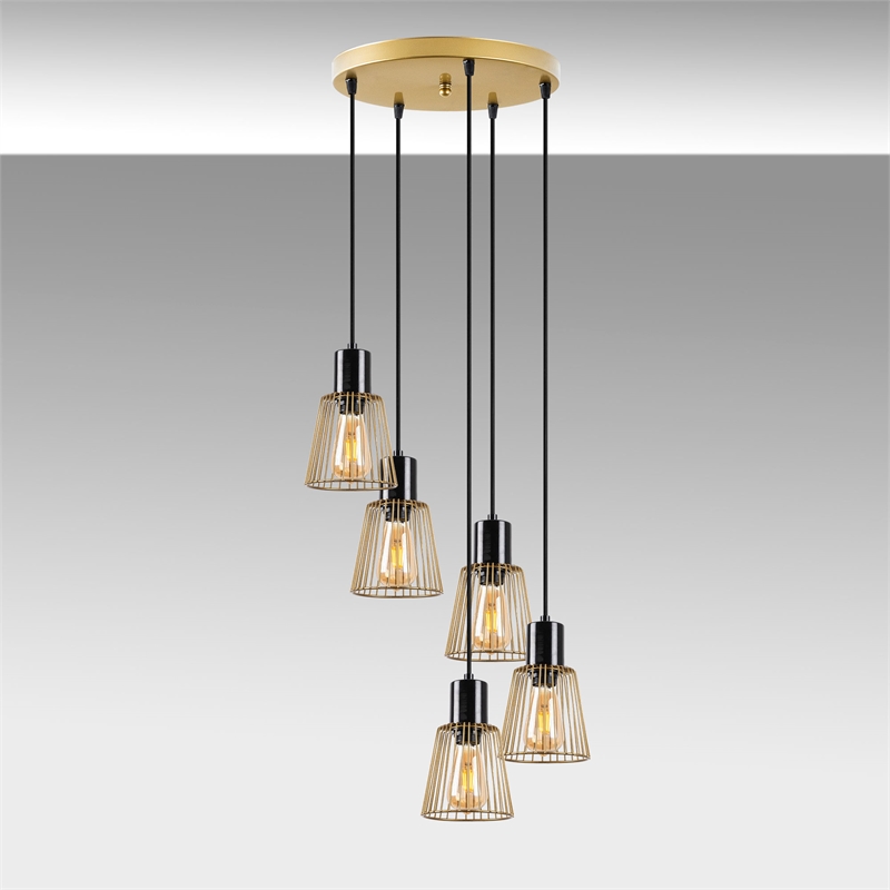 ASIR Opviq Kemtel - 11859 Shiny Gold Chandelier