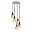 ASIR Opviq Kemtel - 11859 Shiny Gold Chandelier