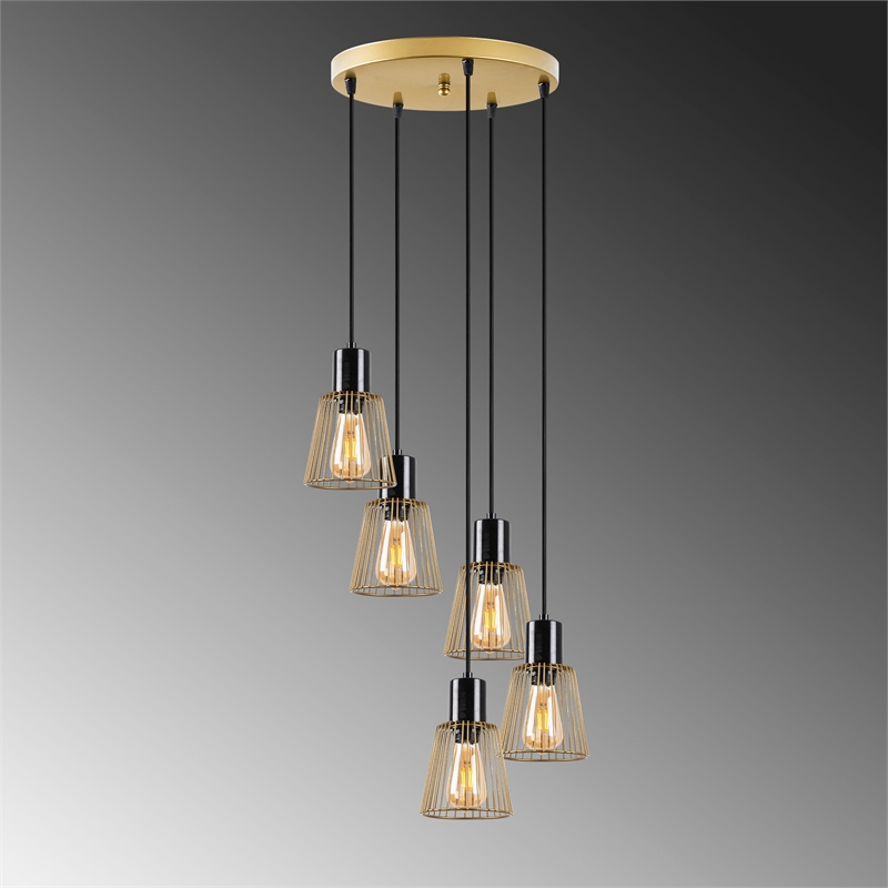 ASIR Opviq Kemtel - 11859 Shiny Gold Chandelier