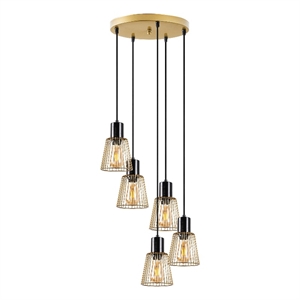 ASIR Opviq Kemtel - 11859 Shiny Gold Chandelier