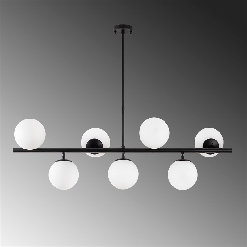 ASIR Opviq Fazli - 10525 Black, White Chandelier