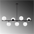 ASIR Opviq Fazli - 10525 Black, White Chandelier