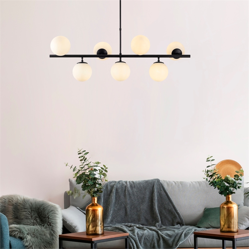 ASIR Opviq Fazli - 10525 Black, White Chandelier