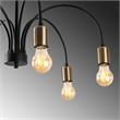 ASIR Opviq Sorek - 1291 Black Chandelier