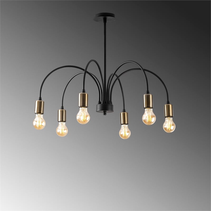 ASIR Opviq Sorek - 1291 Black Chandelier