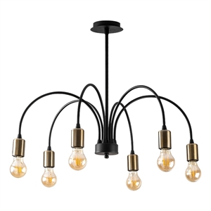 ASIR Opviq Sorek - 1291 Black Chandelier