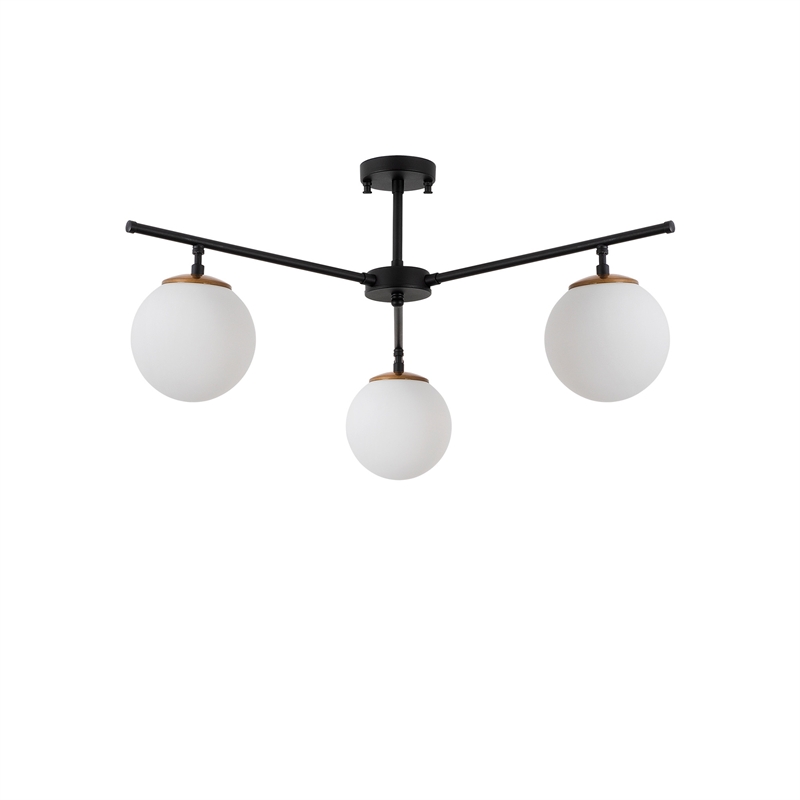 ASIR Opviq Atmaca - 10250 Black, Gold, White Chandelier