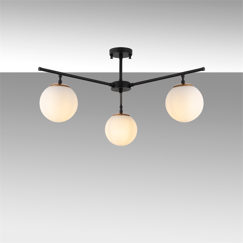 ASIR Opviq Atmaca - 10250 Black, Gold, White Chandelier