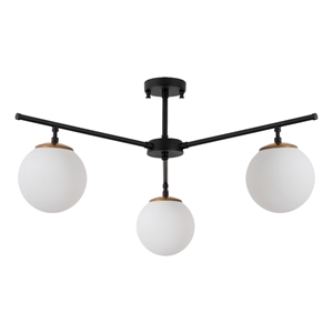 ASIR Opviq Atmaca - 10250 Black, Gold, White Chandelier