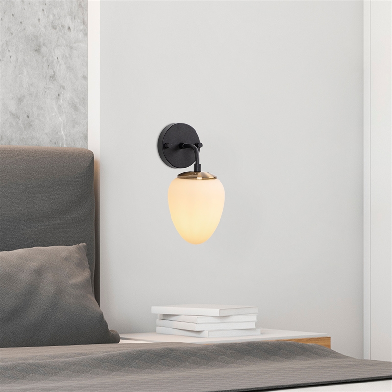 ASIR Opviq Ns - 10680 Black, Antique, Cream Wall Lamp