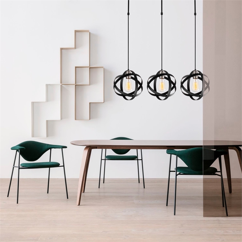 ASIR Opviq Gezegen - 6256 Black Chandelier