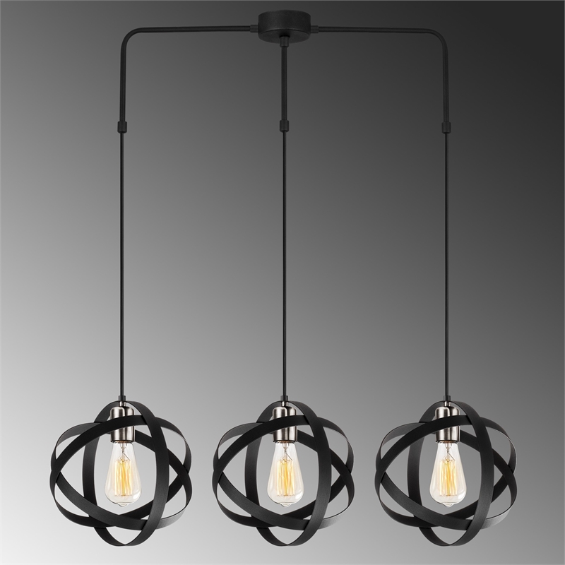 ASIR Opviq Gezegen - 6256 Black Chandelier