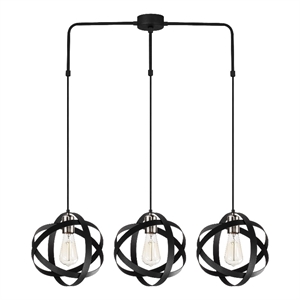ASIR Opviq Gezegen - 6256 Black Chandelier