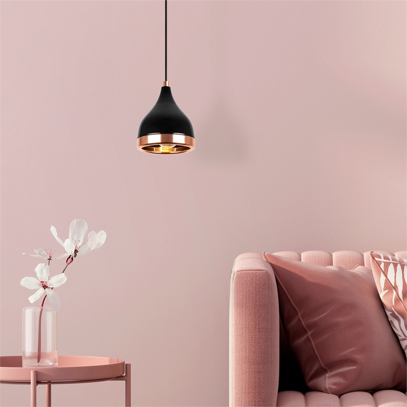 ASIR Opviq Yildo - 7000 Black, Copper Chandelier