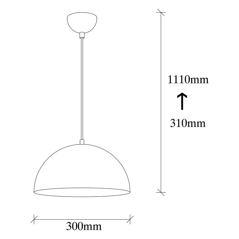 ASIR Opviq Berceste - 230-S White Chandelier