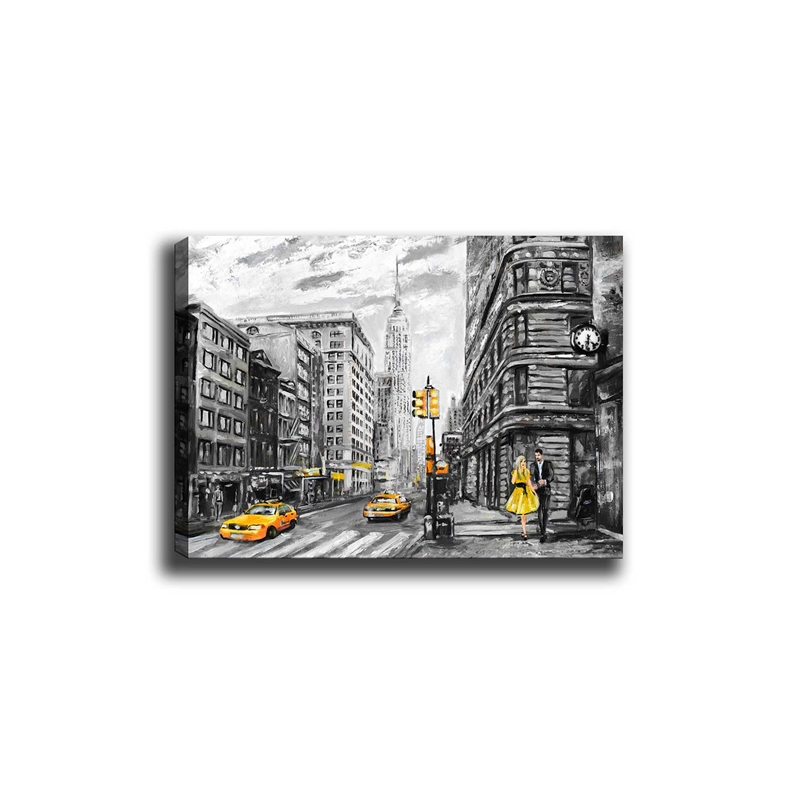 ASIR Wallity Kanvas Tablo Multicolor Decorative Canvas Painting