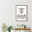 ASIR Wallity TD069 Natural Decorative Framed Wooden Painting