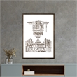 ASIR Wallity TD069 Natural Decorative Framed Wooden Painting