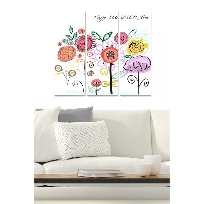 ASIR Wallity MDF460548028 Multicolor Decorative MDF Painting