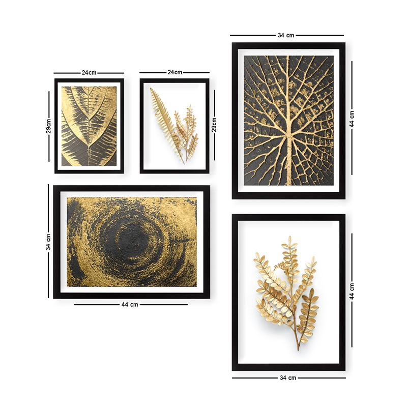 ASIR Wallity SET009 Multicolor Decorative Framed MDF Painting
