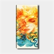 ASIR Wallity DKY2122748144150120 Multicolor Decorative Canvas Painting