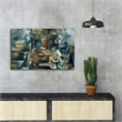 ASIR Wallity FAMOUSART-105 Multicolor Decorative Canvas Painting