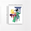 ASIR Wallity BC1087633418 Multicolor Decorative Framed MDF Painting