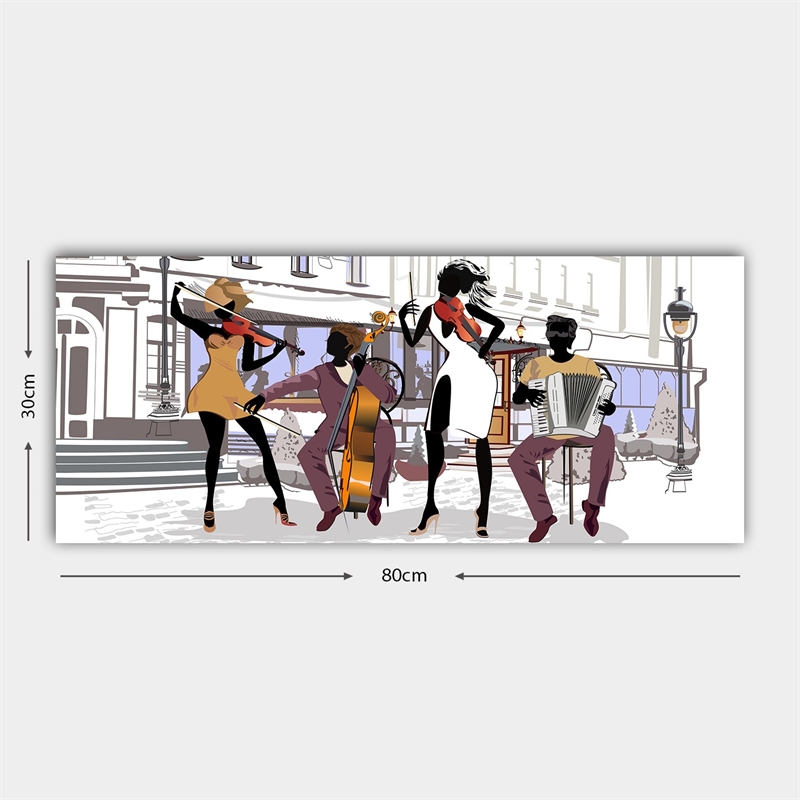 ASIR Wallity YTY6794671573080 Multicolor Decorative Canvas Painting