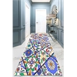 ASIR Conceptum Hypnose Floral Tiles Djt Multicolor Hall Carpet