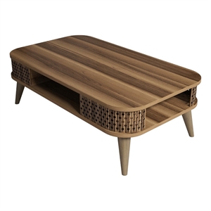 ASIR Hanah Home Eyll - Walnut Coffee Table