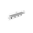 ASIR Hanah Home Ayla - Sapphire Wall Shelf