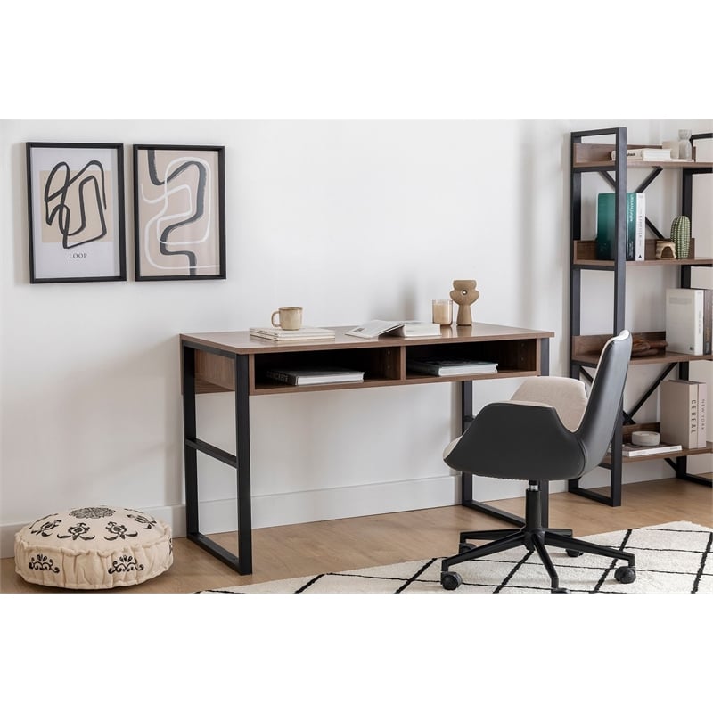 ASIR Hanah Home Nove - Walnut Study Desk