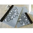 ASIR L'essential Maison Yekta - Grey Multicolor Acrylic Bathmat Set