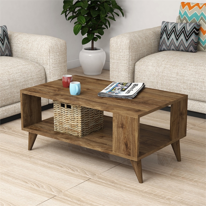 ASIR Hanah Home City 2022 Walnut Coffee Table