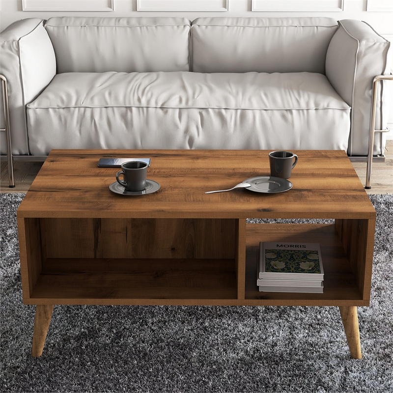 ASIR Hanah Home Exxen - 2072 Hat Walnut Coffee Table